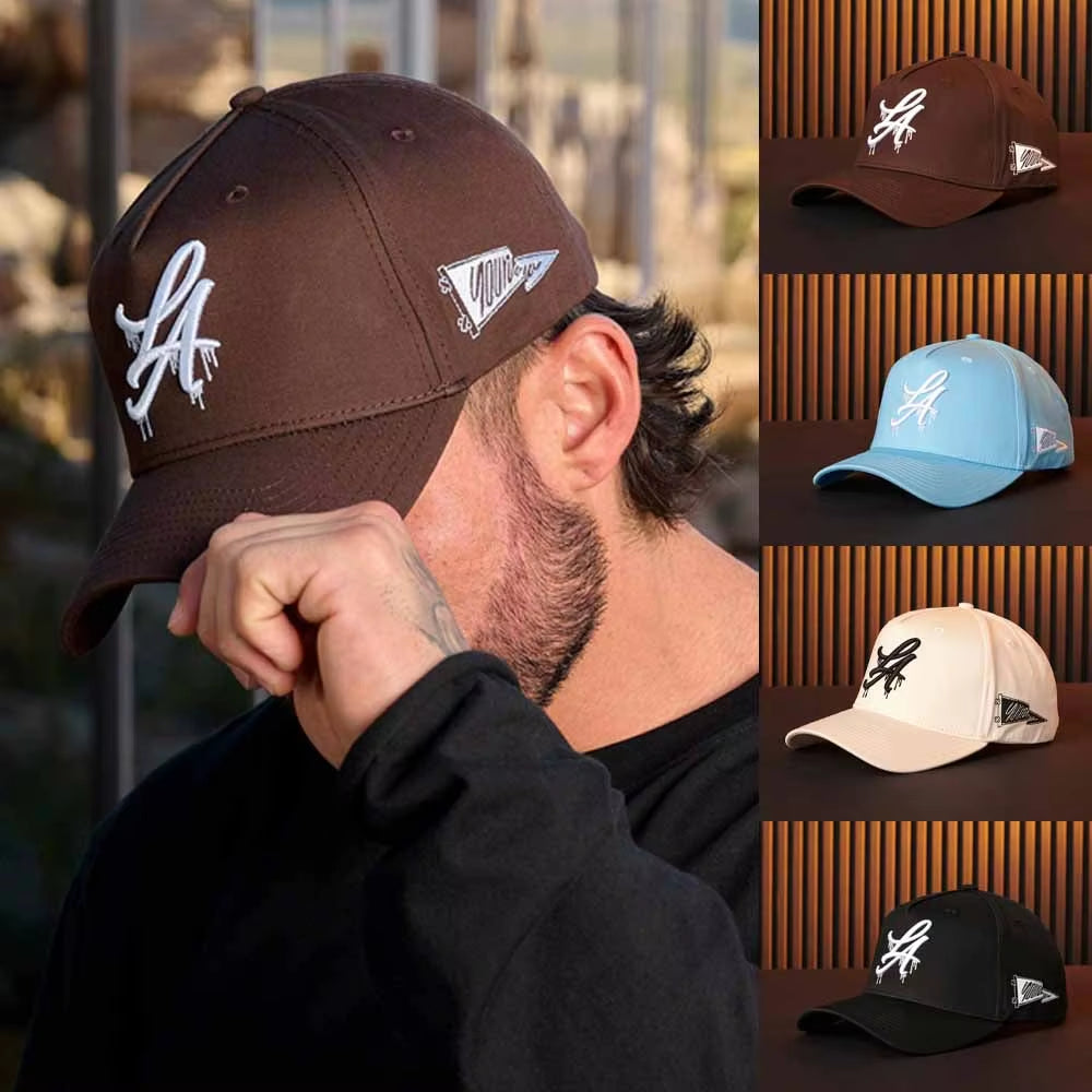 Baseball Cap Gym Hombre Casual Sports Peaked Cap Outdoor Camping Fishing Cap Logo Embroidery Adjustable Street Style